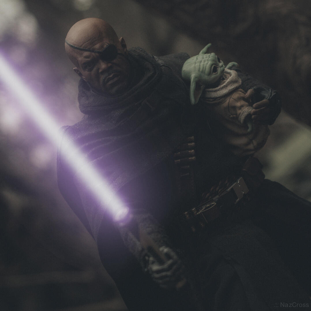 MACE WINDU &amp; STAR WARS | 1/6 Toy Photography &amp; Action Figure Kitbashing.